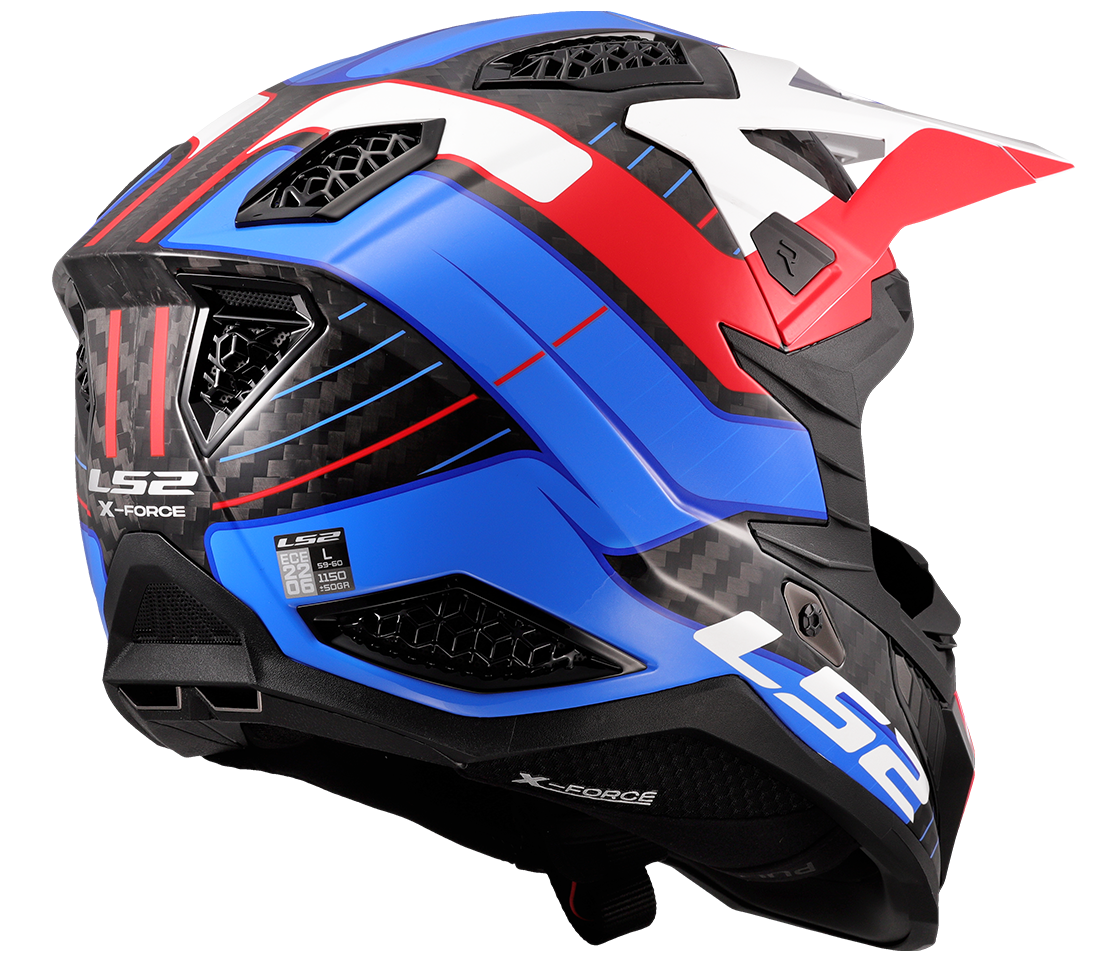 LS2 MX703 X-FORCE GALUO WHITE RED BLUE-06 S
