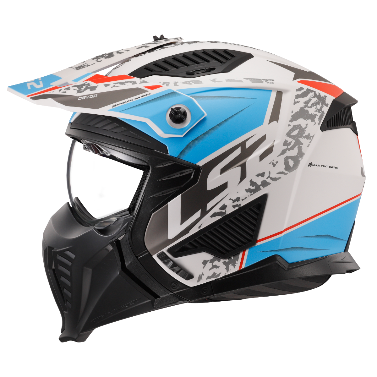 LS2 OF606 DRIFTER DEVOR M.WHITE BLUE-06 M