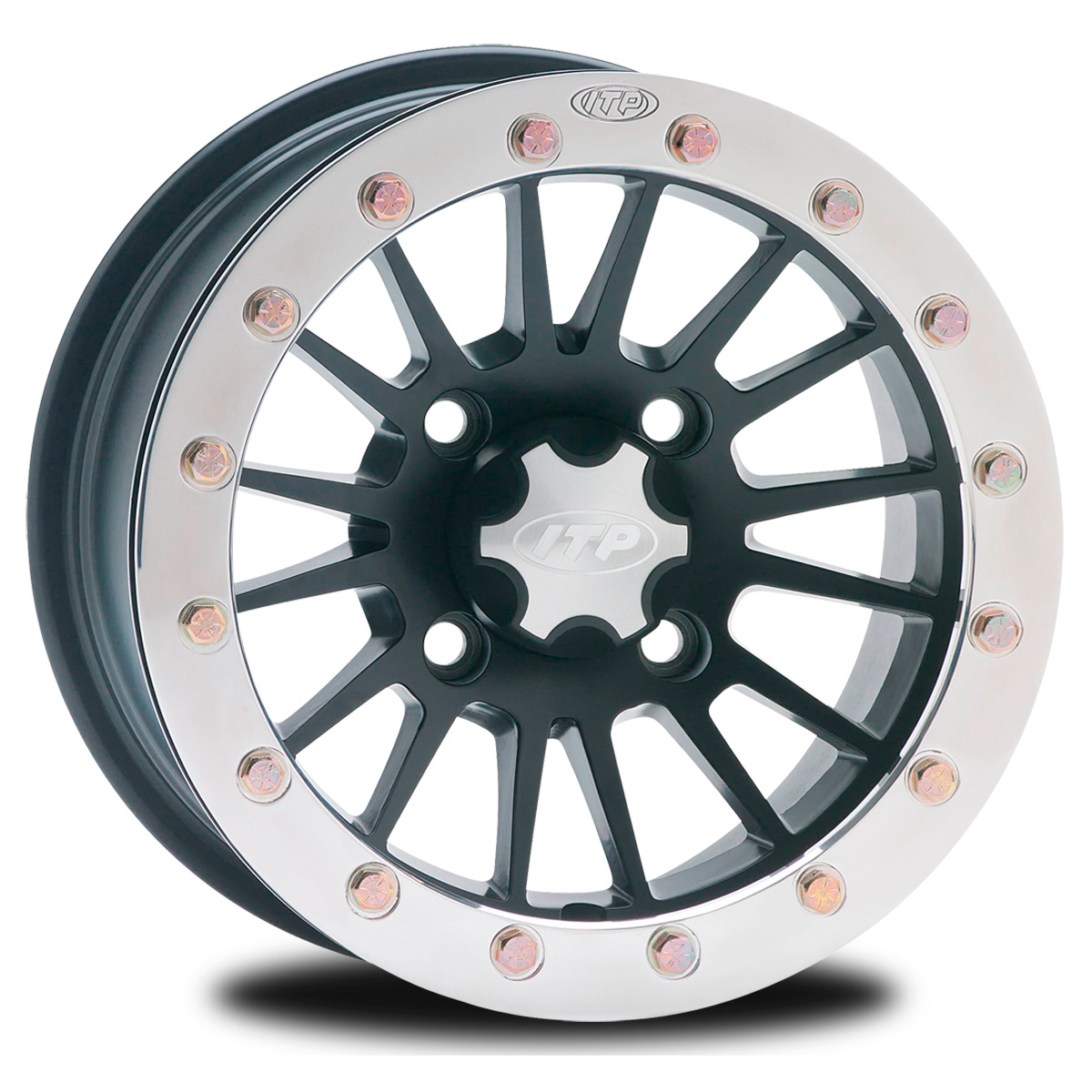 ITP SD SERIES DUAL BEAD LOCKS 14x7 (5+2) 4/136