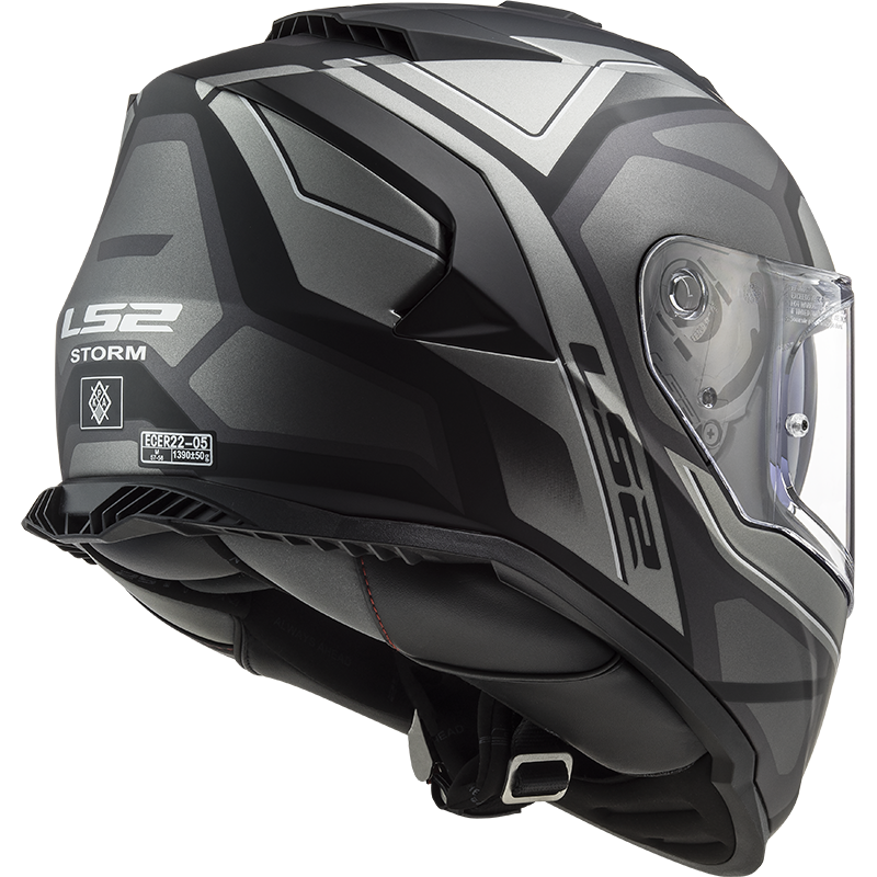 LS2 FF800 STORM II FASTER MATT TITANIUM-06 3XL