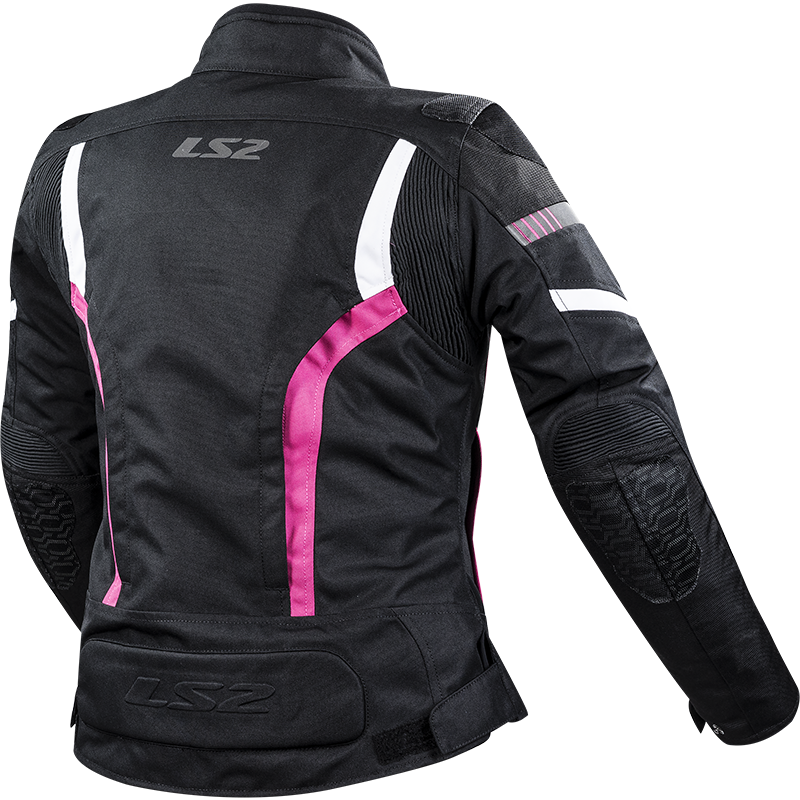 LS2 GATE LADY JACKET BLACK PINK