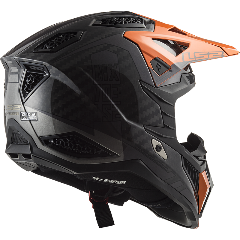 LS2 MX703 C X-FORCE VICTORY TITANIUM ORANGE-06 XS