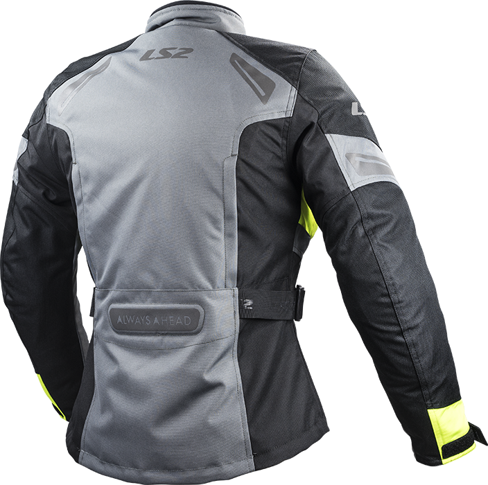 LS2 PHASE LADY JACKET GREY BLACK YELLOW