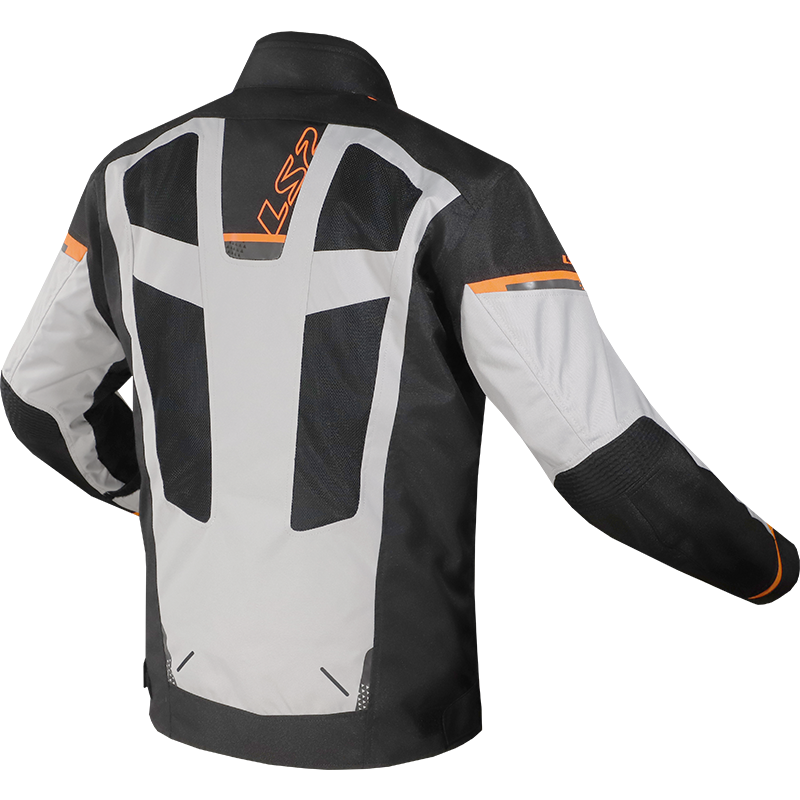 LS2 SCOUT MAN JACKET BLACK GREY ORANGE
