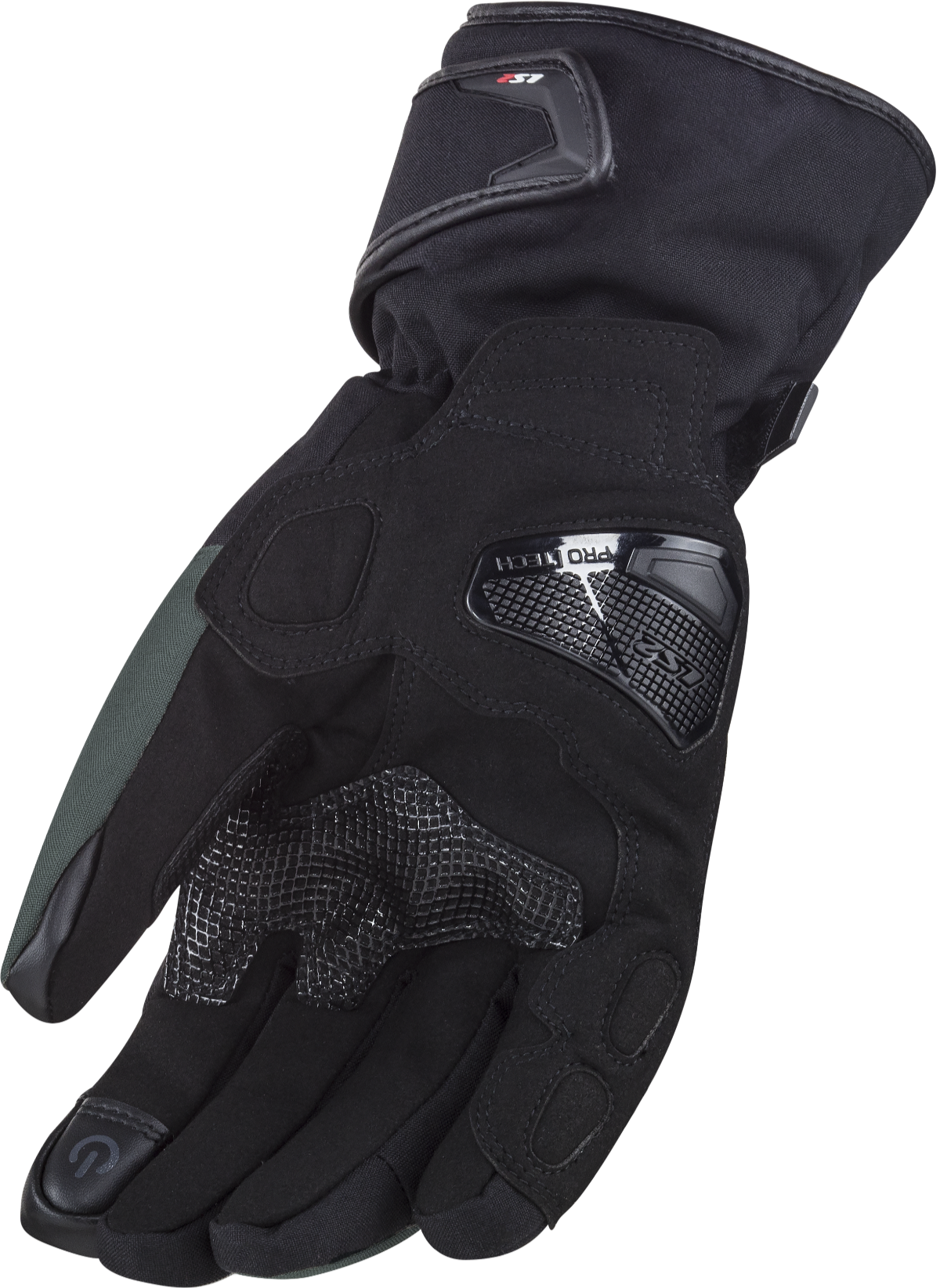 LS2 SNOW MAN GLOVES BLACK GREEN