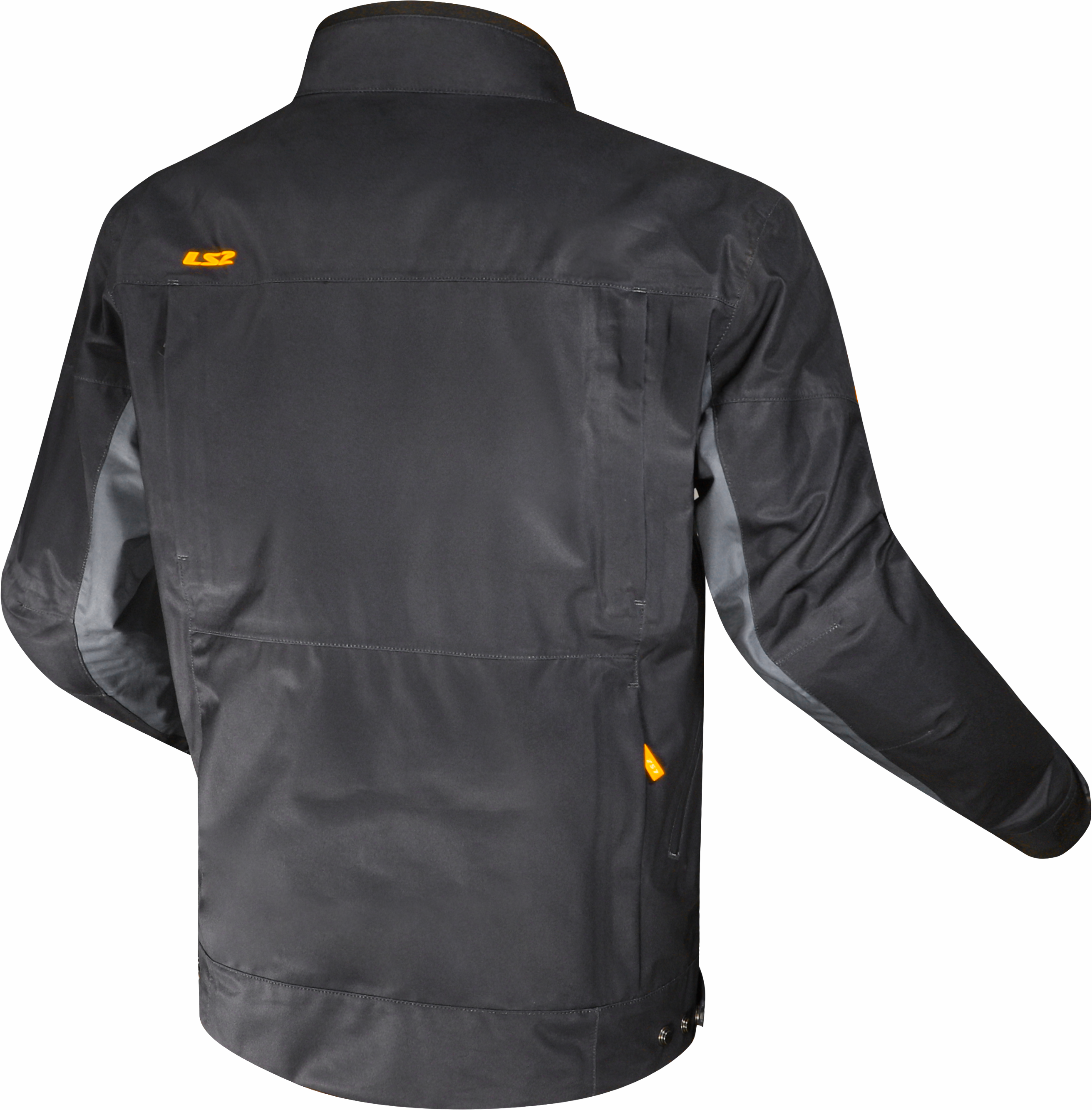 LS2 TITANIUM MAN JACKET BLUE H-V ORANGE