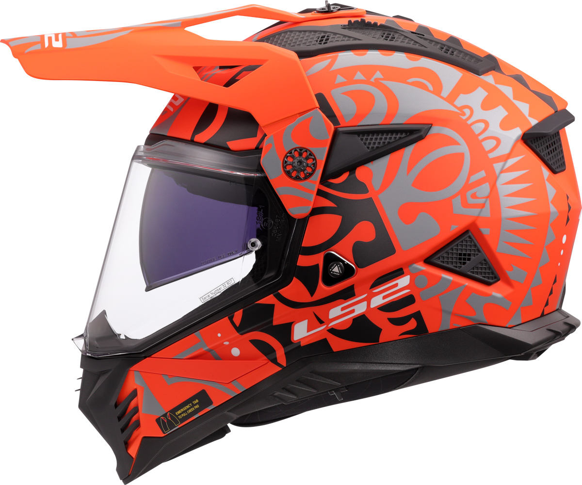 LS2 MX702 PIONEER II RANGI ORANGE-06 L