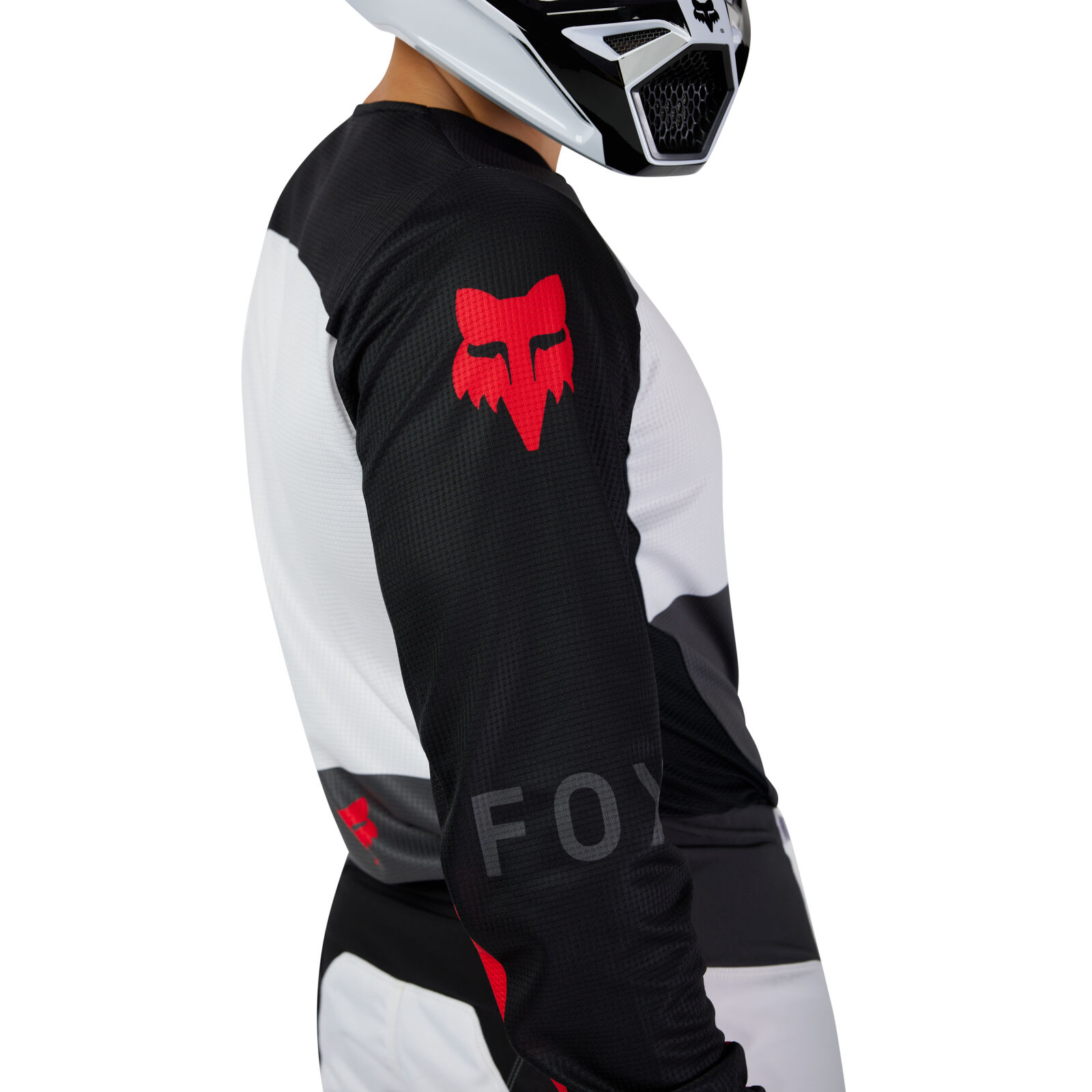 FOX 180 Flow Jersey - M, White/Red