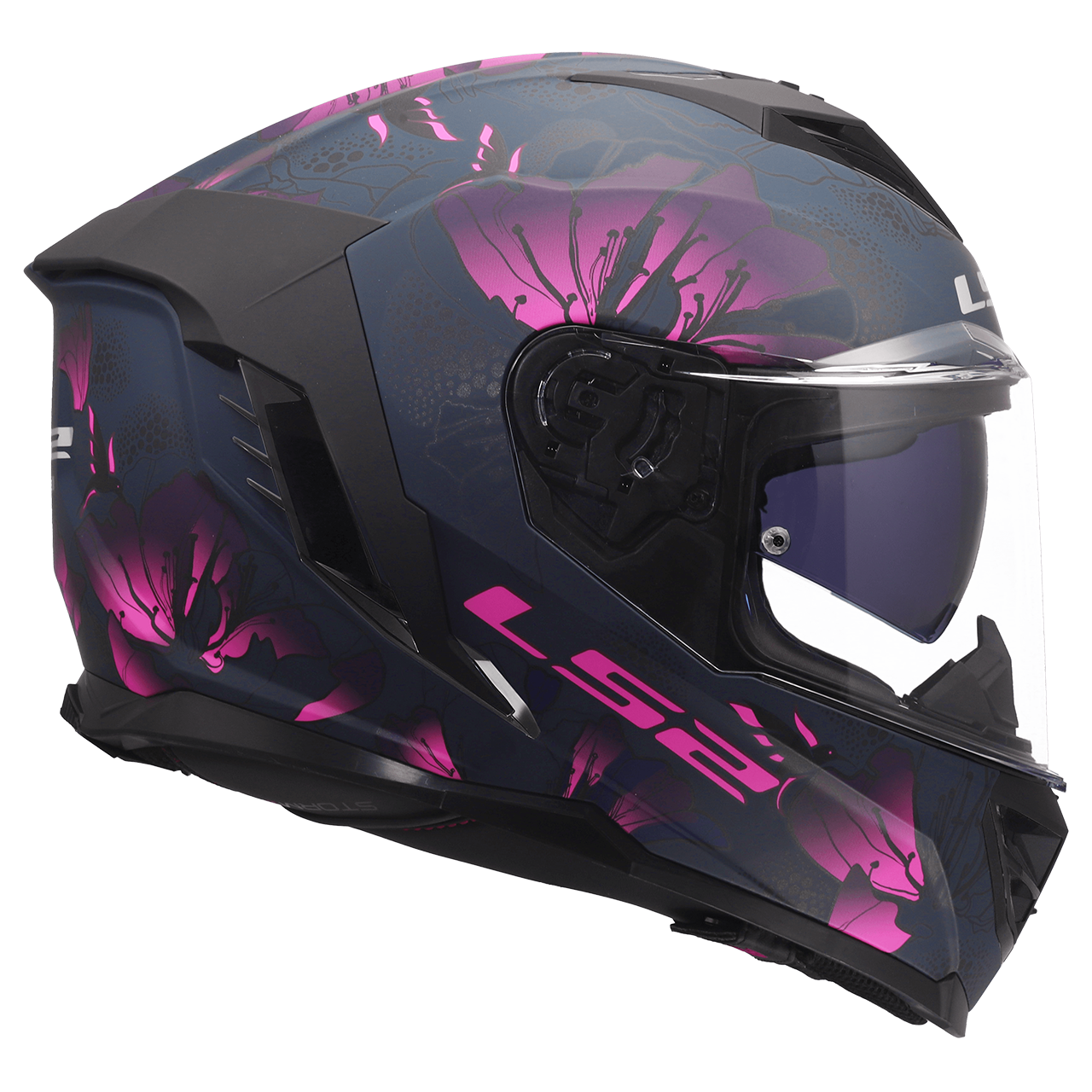 LS2 FF818 STORM III BURST BLACK PINK