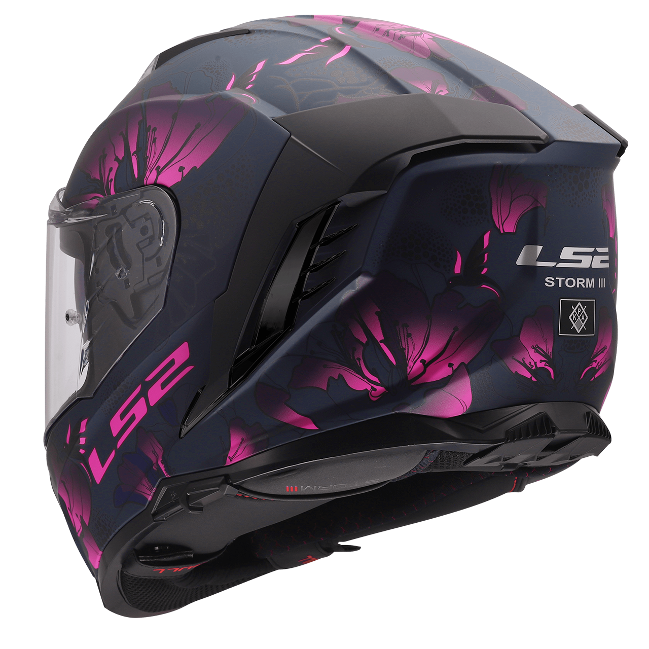 LS2 FF818 STORM III BURST BLACK PINK