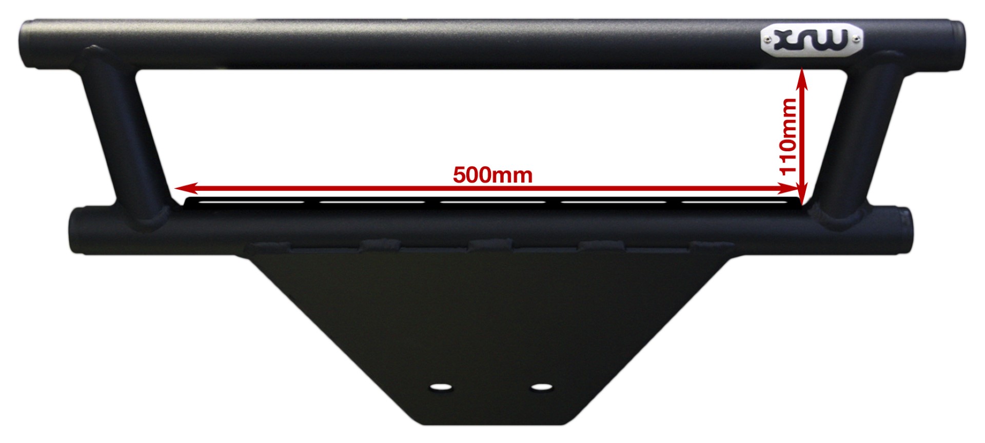 XRW FRONT BUMPER BR21 BLACK - CAN-AM MAVERICK X3 XRS