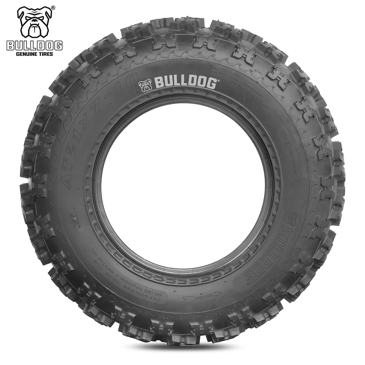 BULLDOG TIRES B348, 21x7-10 (30J)