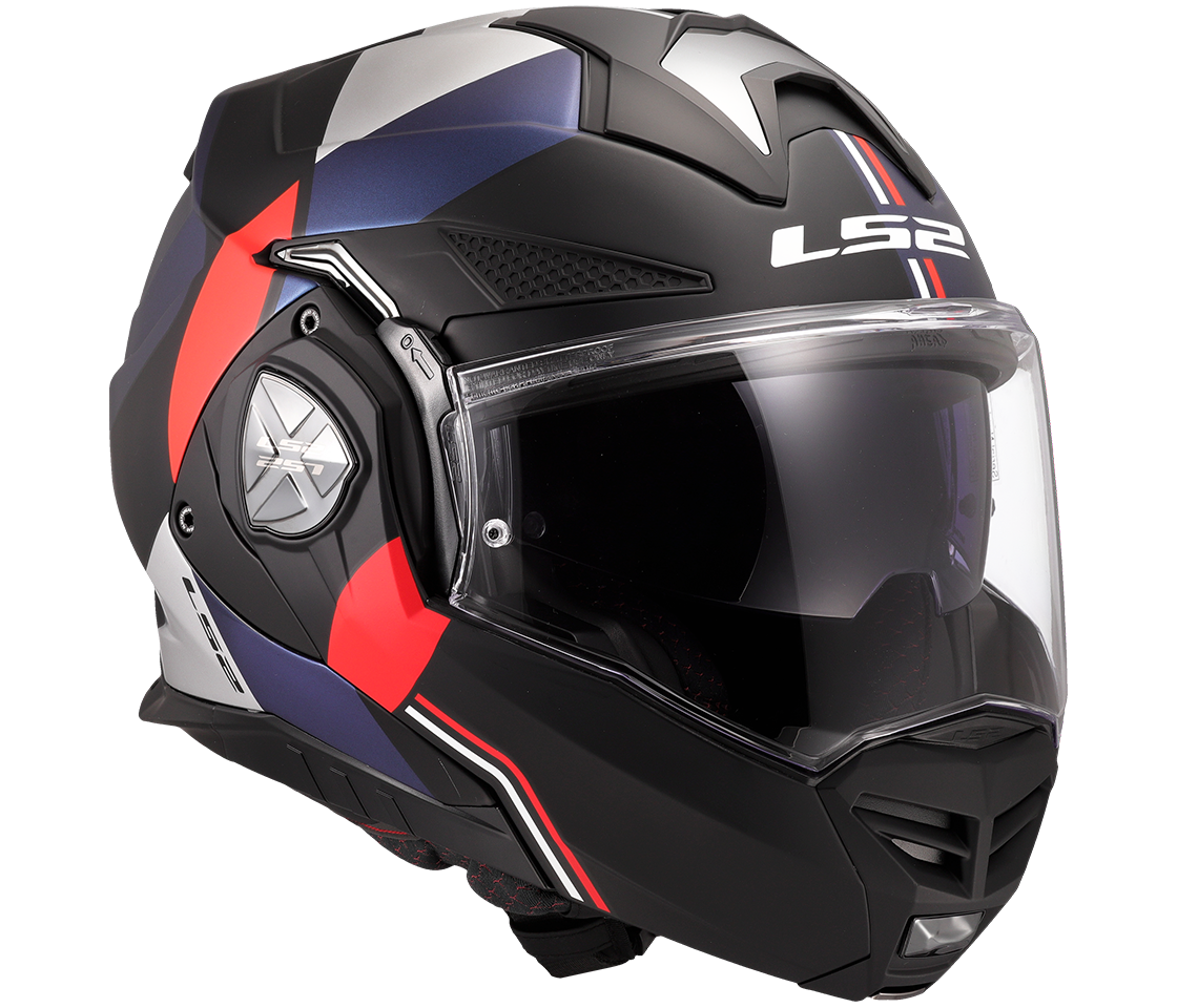 LS2 FF901 ADVANT X ULTRA BLUE RED-06 XS