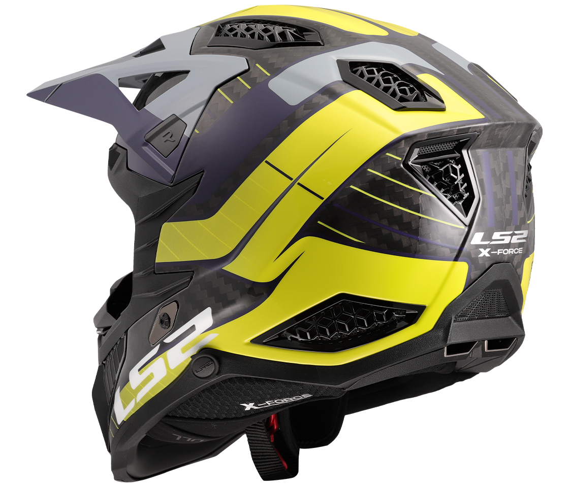 LS2 MX703 X-FORCE GALUO GREY H-VIS YELLOW-06 S