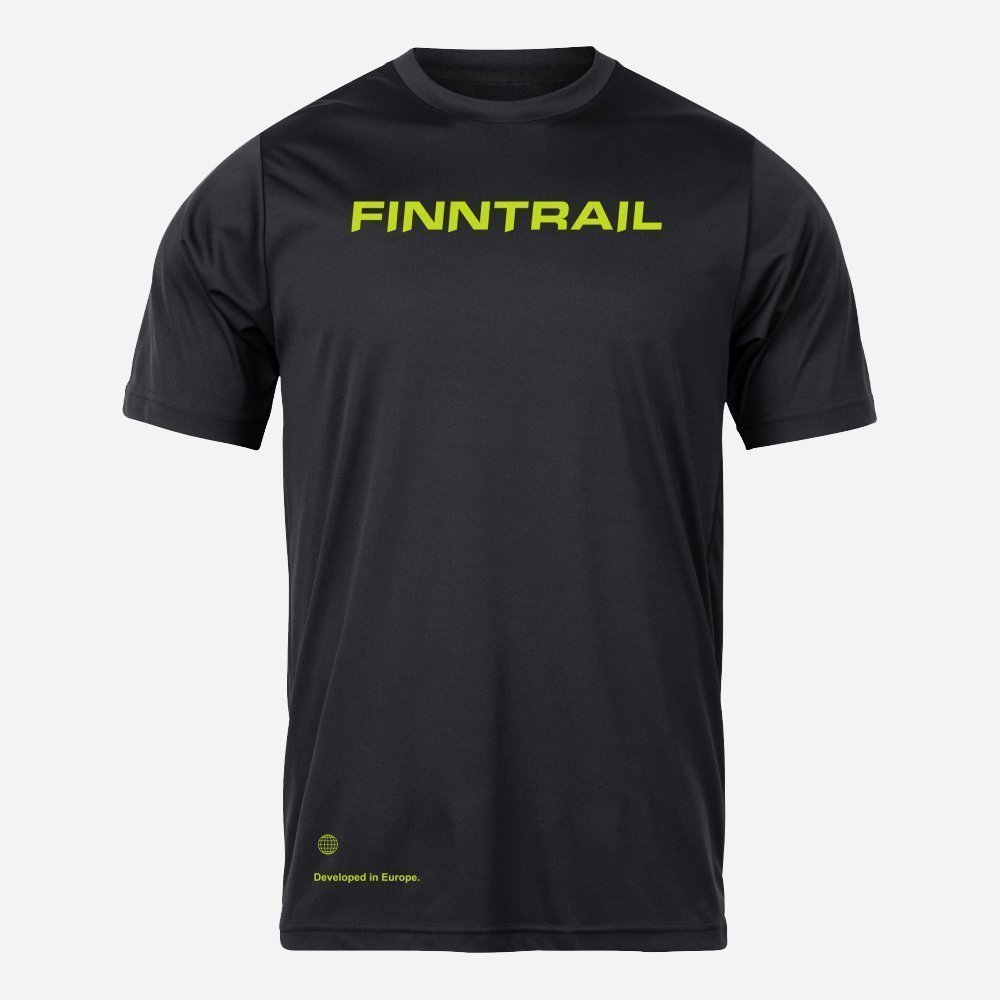 Finntrail T-shirt LogoQR Black L