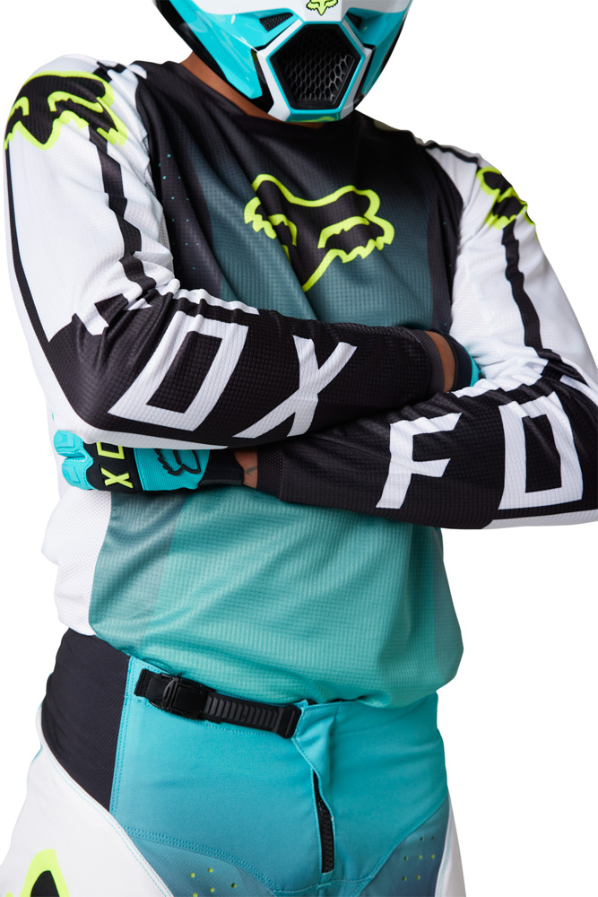 FOX 180 Leed Jersey  - S, Teal MX23