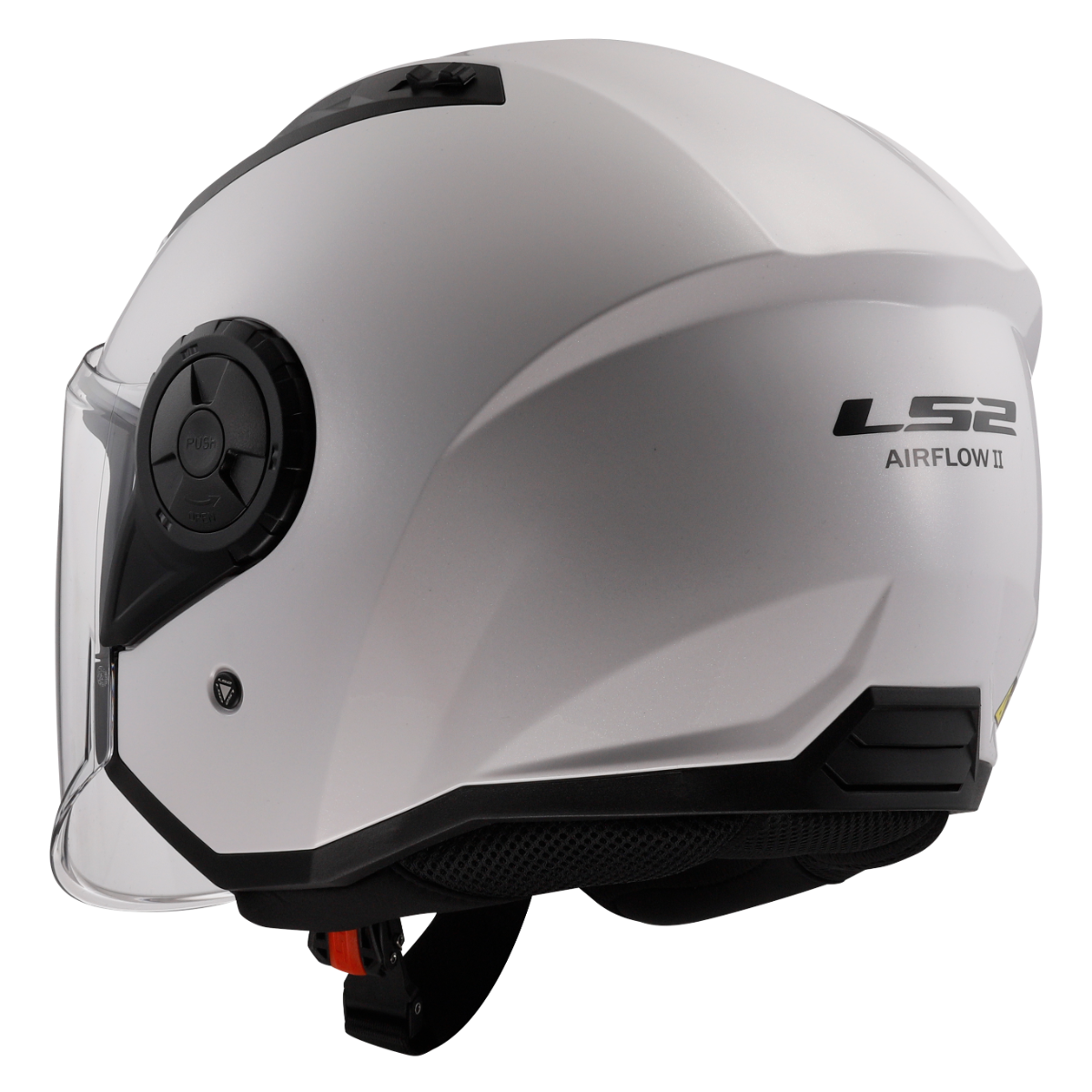 LS2 OF616 AIRFLOW II SOLID GLOSS WHITE-06 L