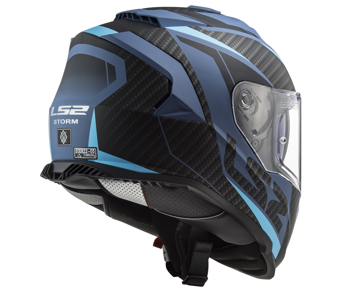 LS2 FF800 STORM II RACER MATT BLUE-06 L