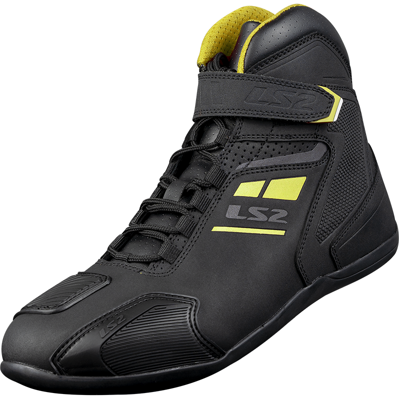 LS2 GARRA LADY BOOTS BLACK H-V YELLOW 37