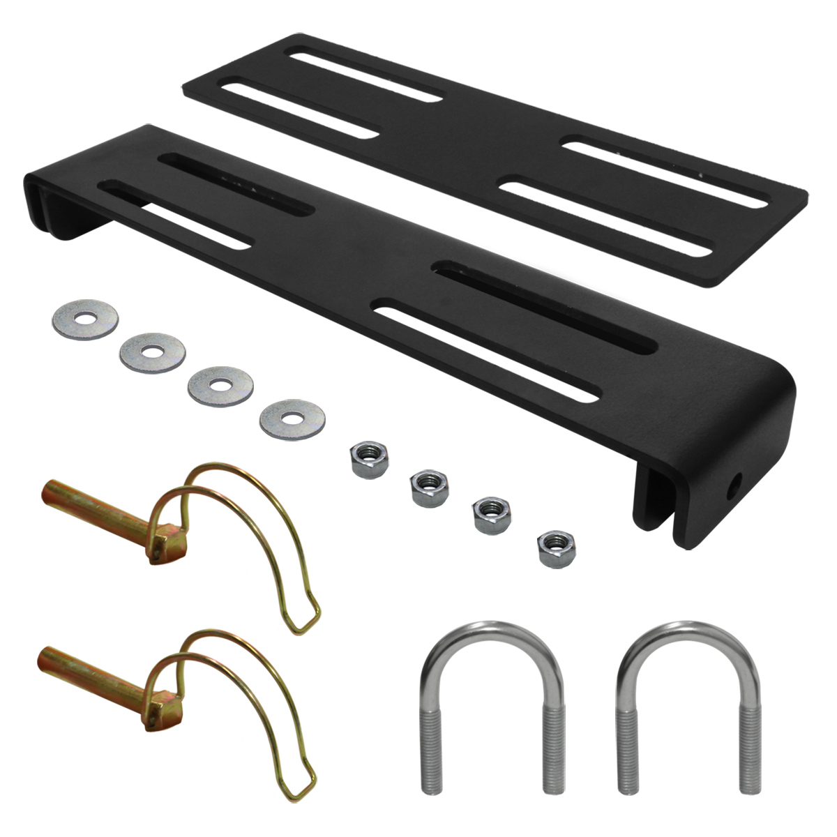 SHARK HARDWARE BOX - Chassis Mount BRACKET for Universal Snow Plow Adapter