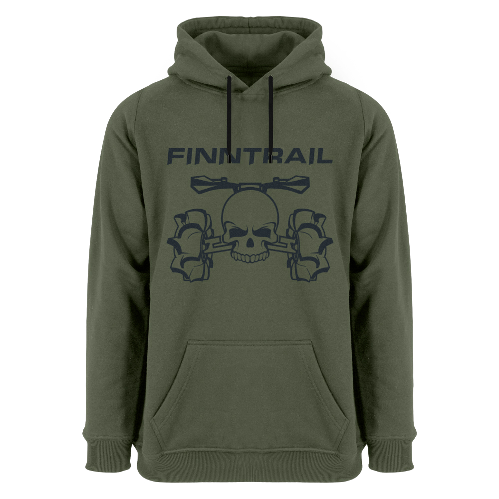 Finntrail Hoody ATV skull Khaki XXL