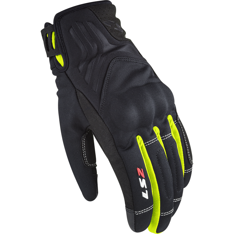 LS2 JET 2 LADY GLOVES BLACK H-V YELLOW M