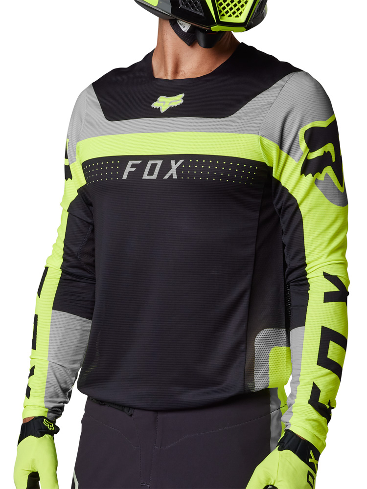 FOX Flexair Efekt Jersey  - M, Fluo Yellow MX23
