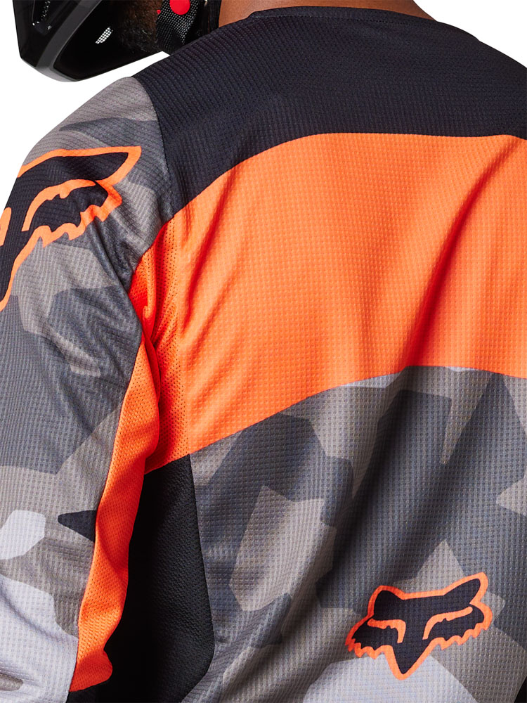 FOX 180 Bnkr Jersey  - S, Grey Camo MX23