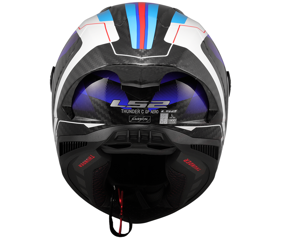 LS2 FF805 THUNDER GP AERO RAUTE BLUE RED-06 S