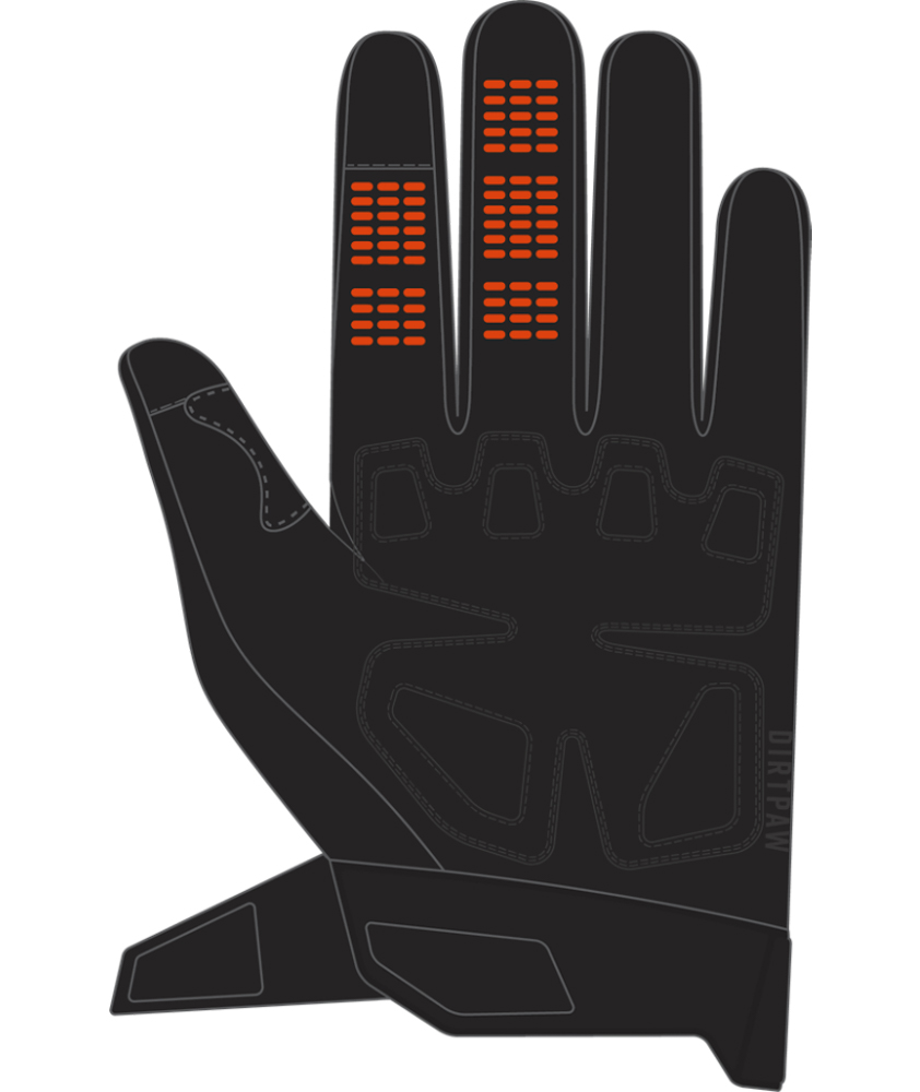 FOX Dirtpaw Glove Ce - 3X, Fluo Orange MX24
