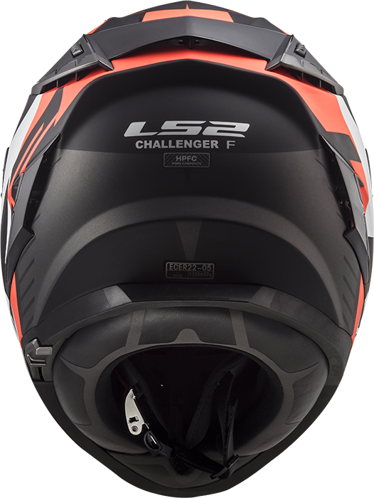 LS2 FF327 CHALLENGER SQUADRON MATT FLUO ORANGE (PINLOCK) XXL