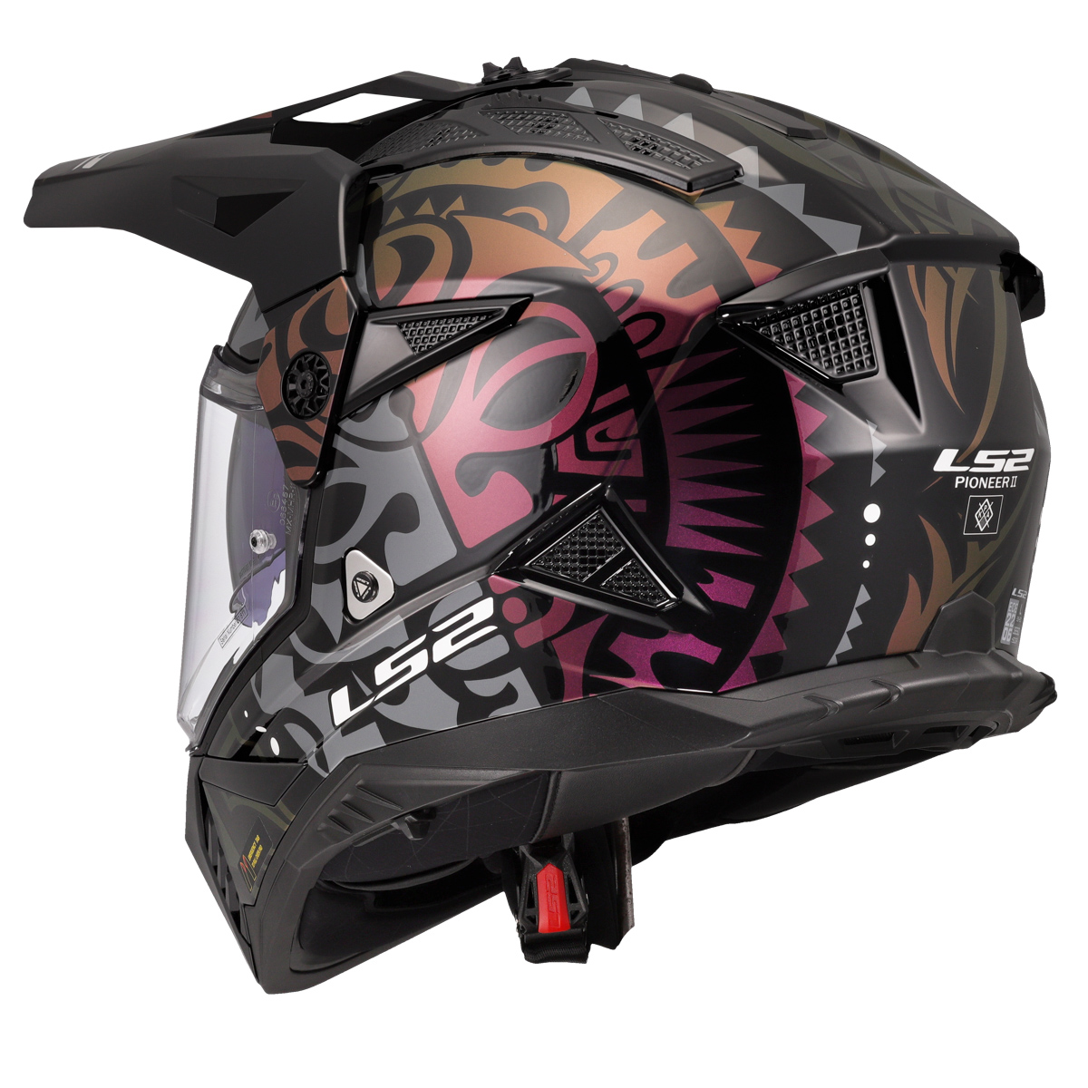 LS2 MX702 PIONEER II RANGI BLACK-06 S