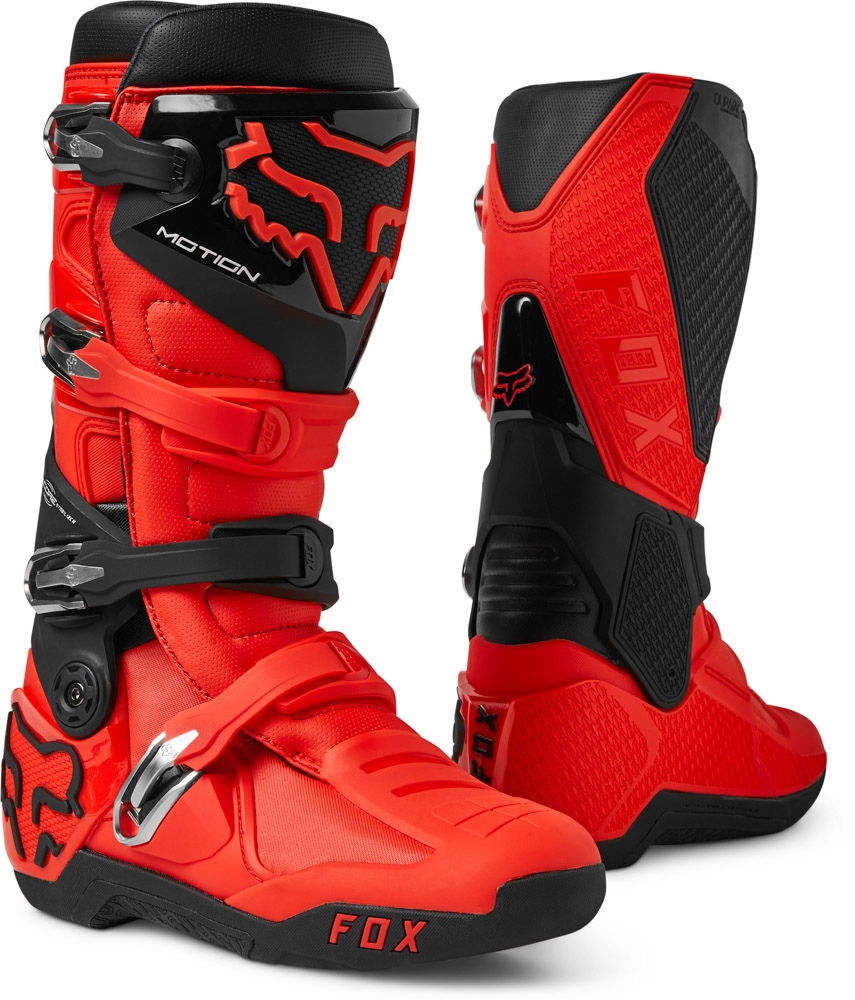 FOX Motion Boot  - 11, Fluo RED MX23