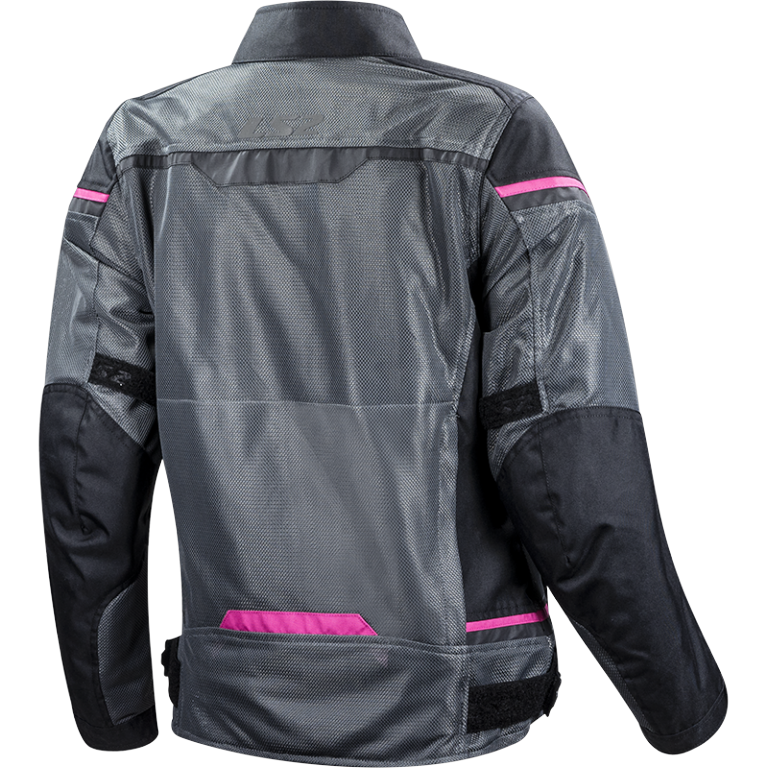 LS2 RIVA LADY JACKET BLACK DARK GREY PINK XL