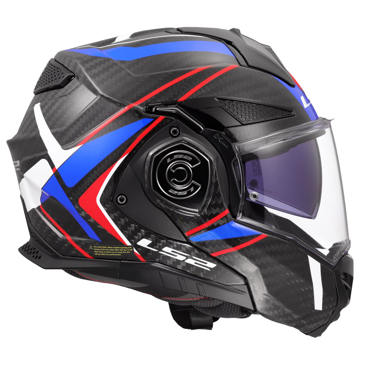 LS2 FF901 ADVANT X C FUTURE II WHITE BLUE-06 XXL