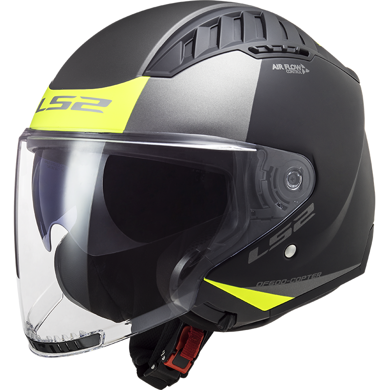 LS2 OF600 COPTER II URBANE M.BLACK H-V YELLOW-06 M