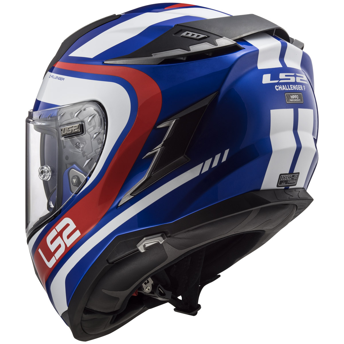 LS2 FF327 CHALLENGER FUSION BLUE RED 3XL