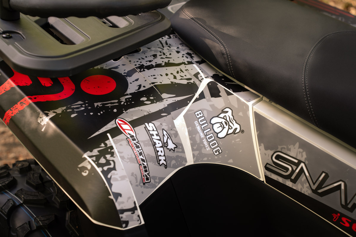 GRAPHIC STICKER KIT for Segway AT5-L grey