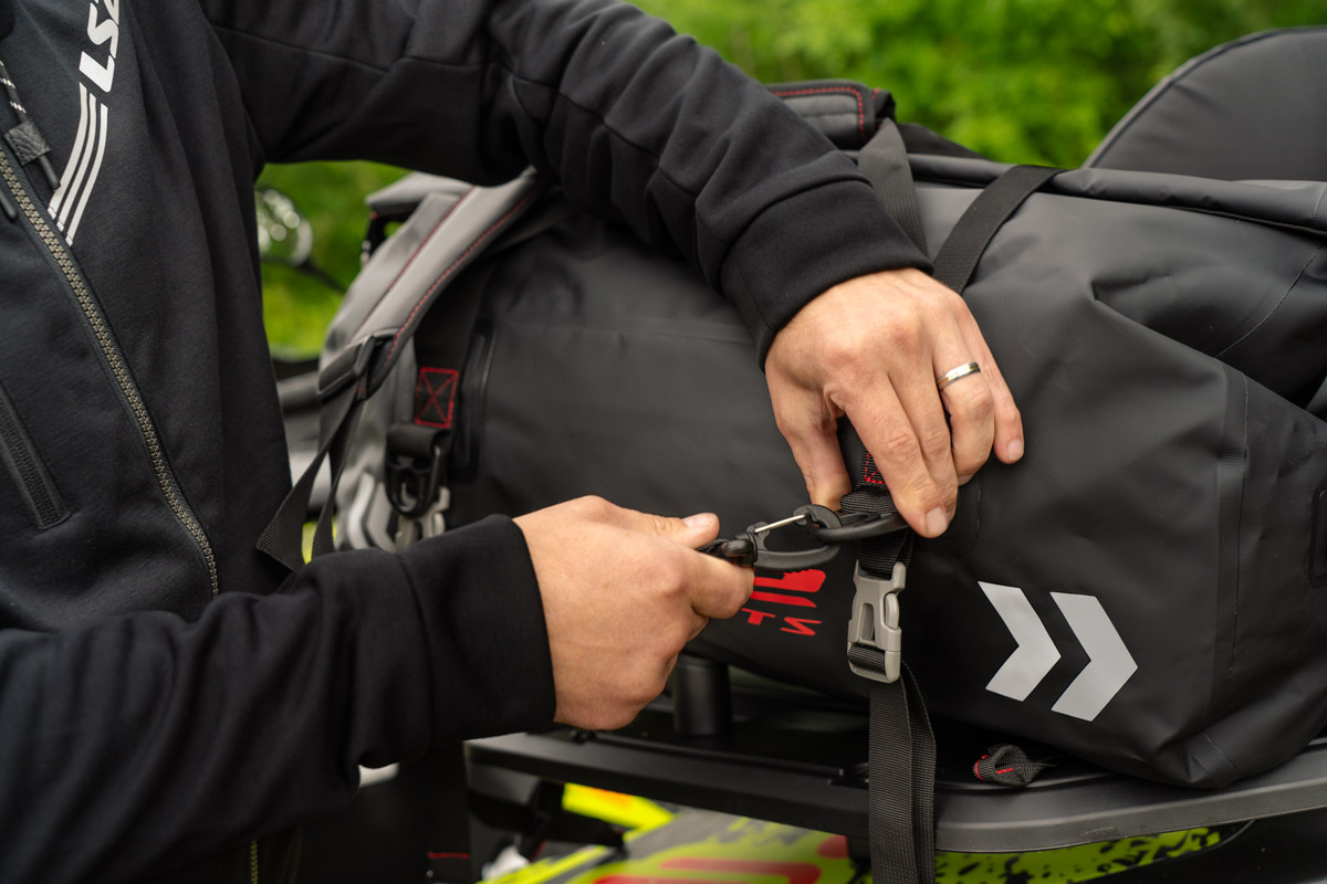 LS2 LB-01 Luggage Bag Water Proof PVC Black 65L