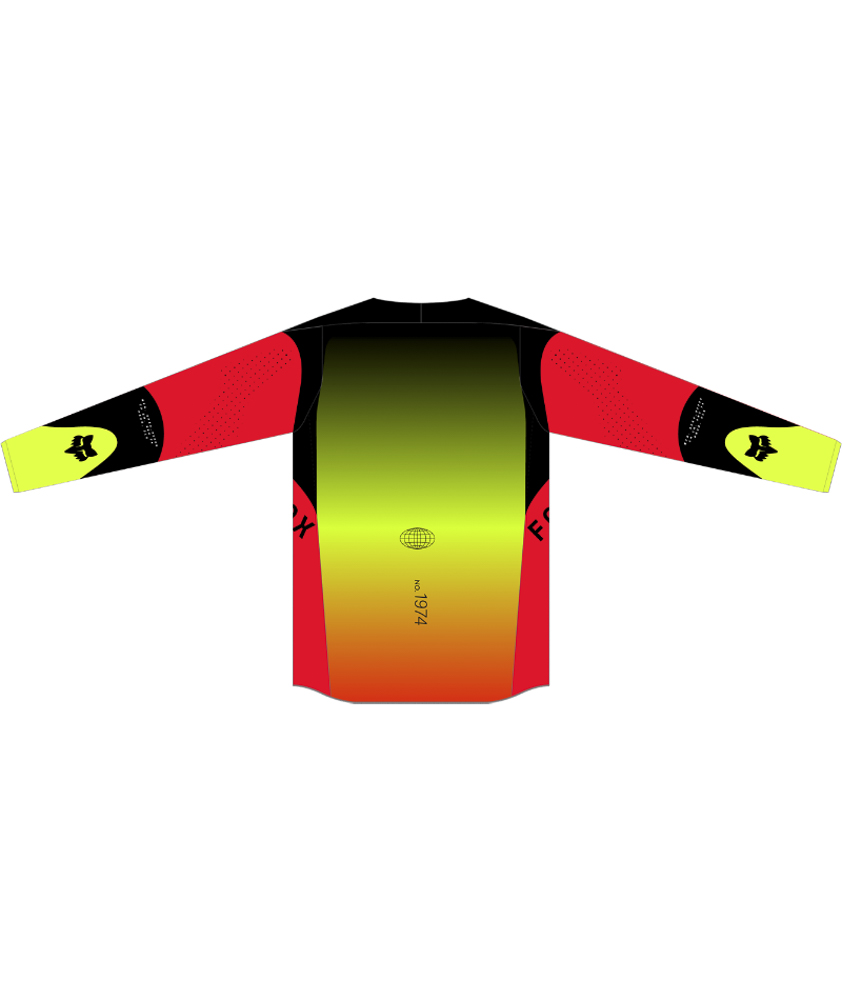 FOX 360 Revise Jersey - L, Red/Yellow MX24