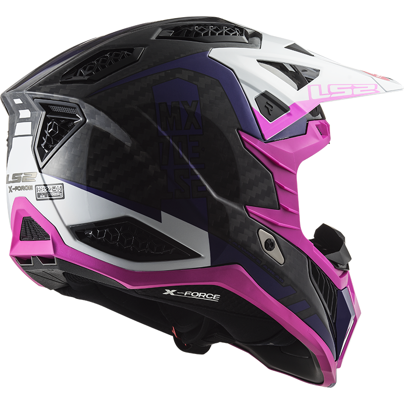 LS2 MX703 C X-FORCE VICTORY FLUO PINK VIOLET-06 L