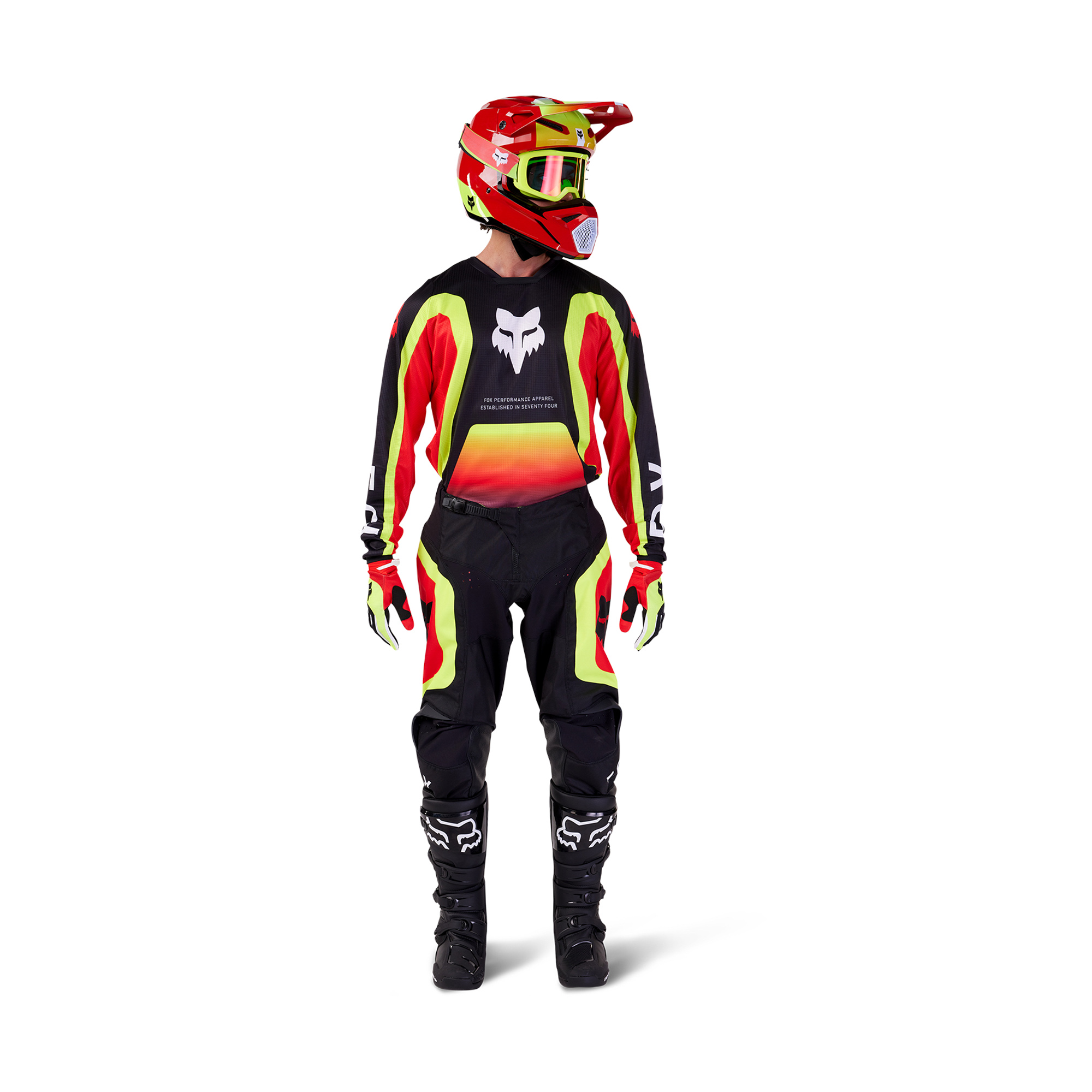 FOX 180 Ballast Jersey - S, Black/Red MX24