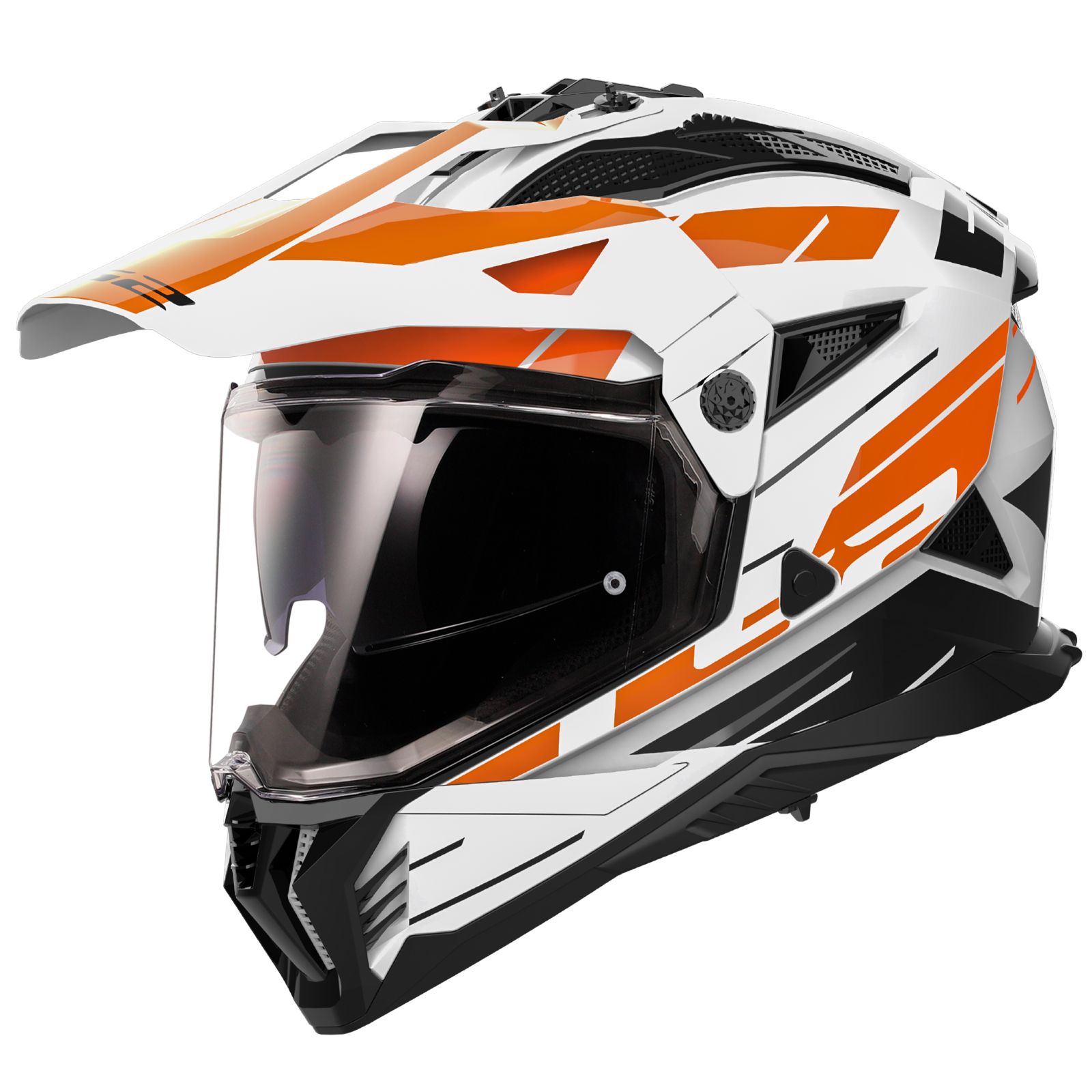 LS2 MX702 PIONEER II NAMIB WHITE ORANGE-06 L