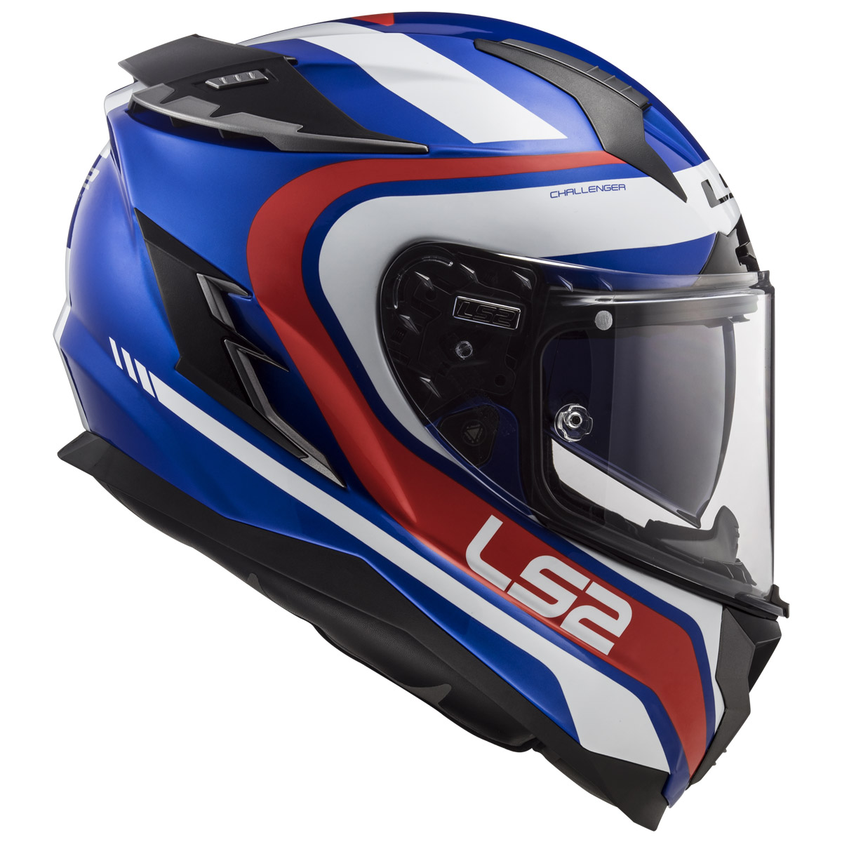 LS2 FF327 CHALLENGER FUSION BLUE RED 3XL