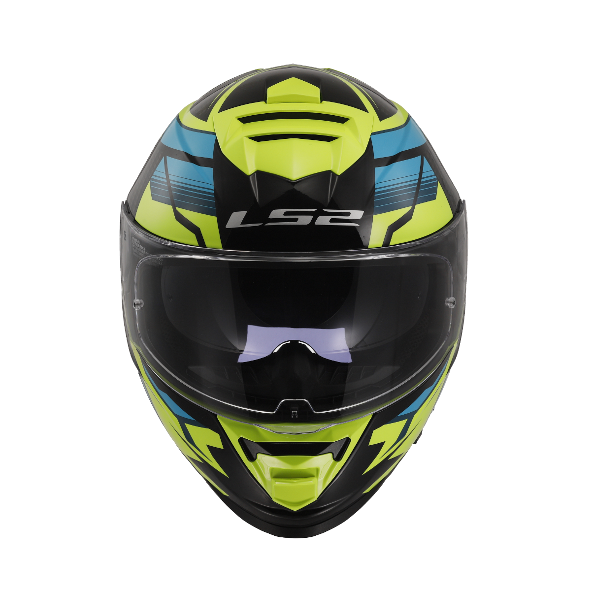 LS2 FF800 STORM II TRACKER BLACK H-V YELLOW-06 M
