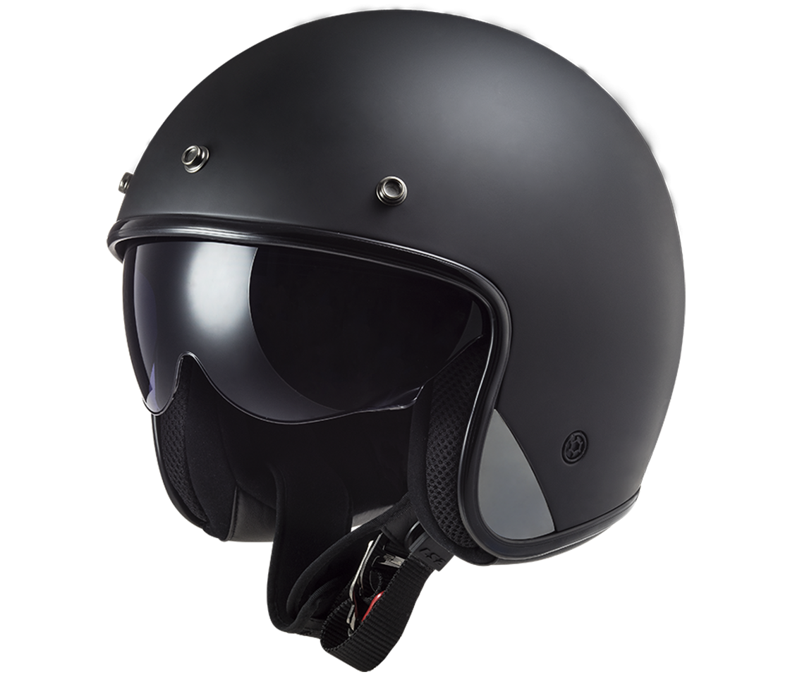 LS2 OF601 BOB II SOLID MATT BLACK-06 XL