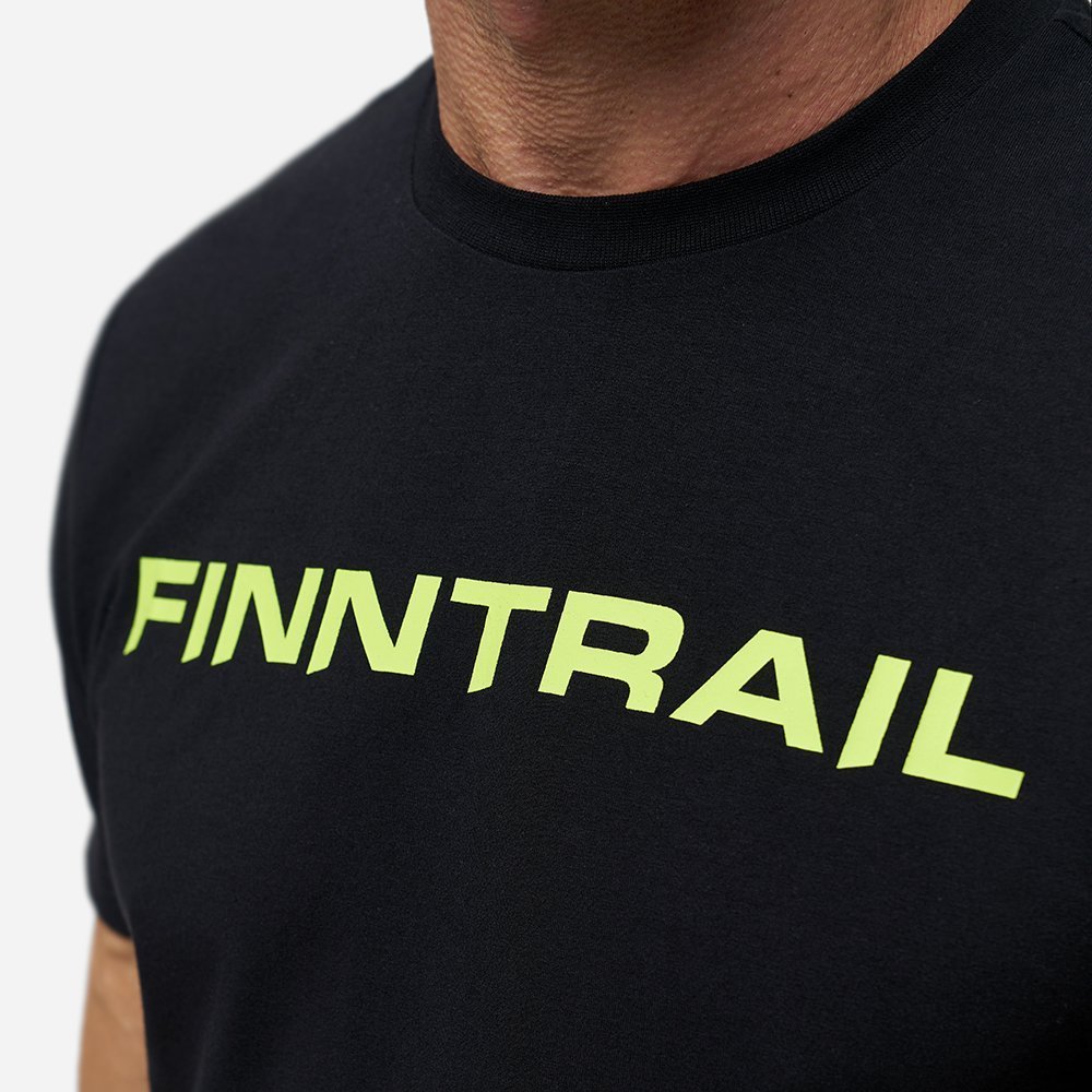 Finntrail T-shirt LogoQR Black L