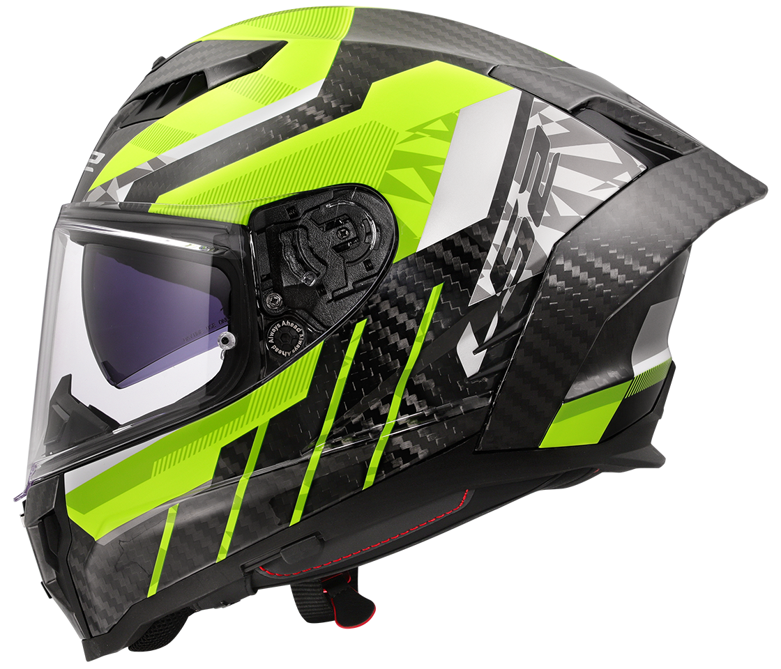 LS2 FF807 DRAGON TRAX H-VIS YELLOW M