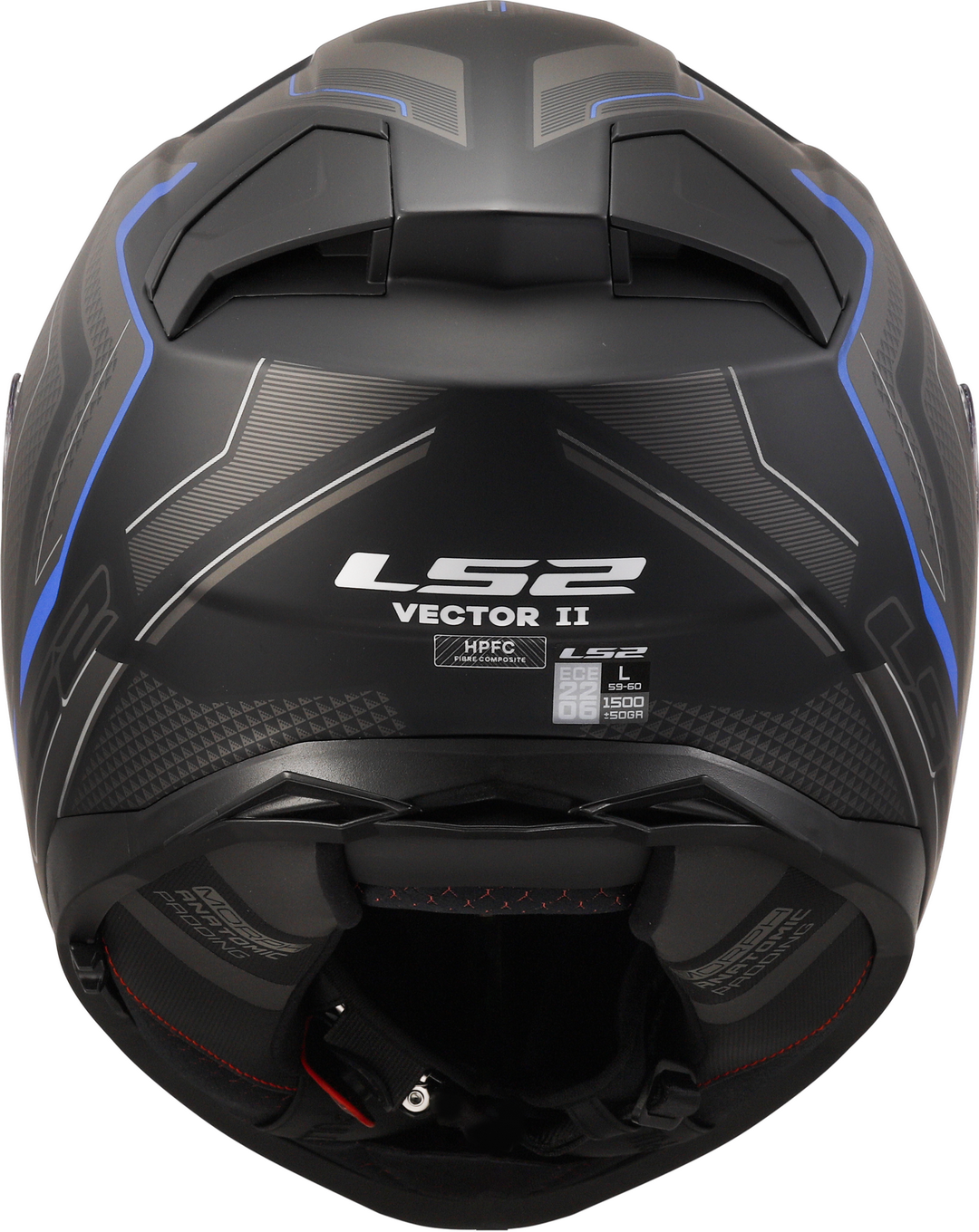 LS2 FF811 VECTOR II ALIZER M.BLACK BLUE-06