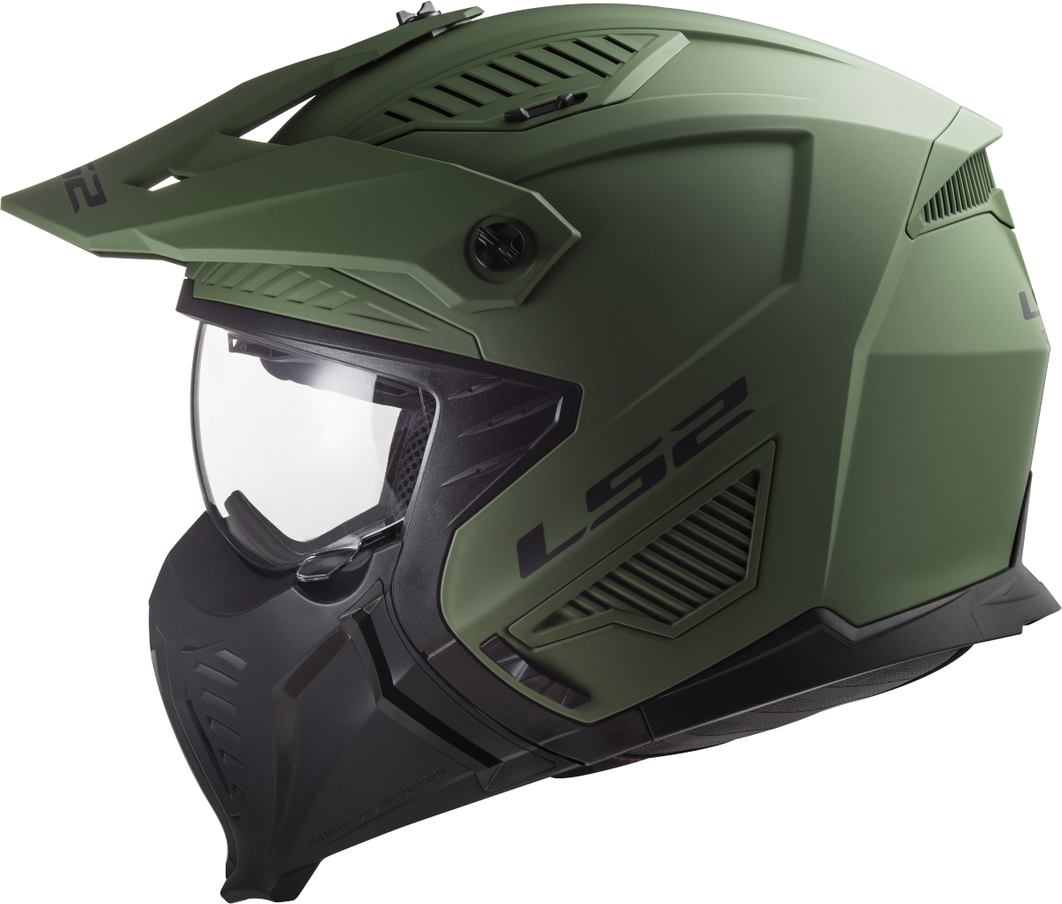 LS2 OF606 DRIFTER SOLID MATT MILITARY GREEN-06 XL